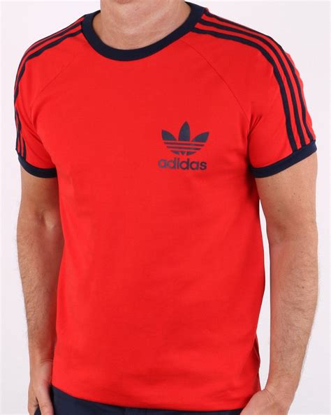 adidas t shirt herren rot schwarz retro|Adidas Retro Tshirt .